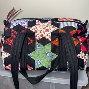 Vera Bradley star Patchwork Quilted Tote Bag - Multicolor